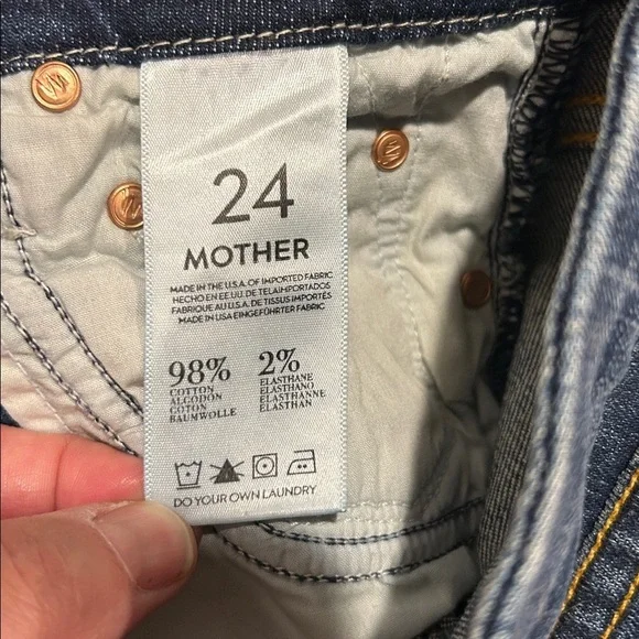 Mother Jeans The Looker in Flowers From The Storm Women's Size 24 - Picture 12 of 15